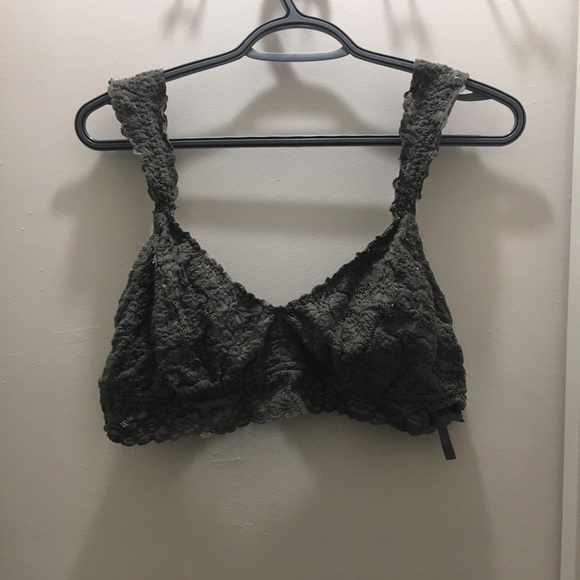 Navy green bralette, from aerie. - Picture 1 of 2